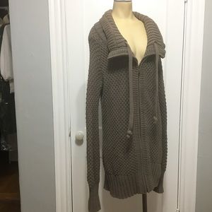 Oversized knit sweater